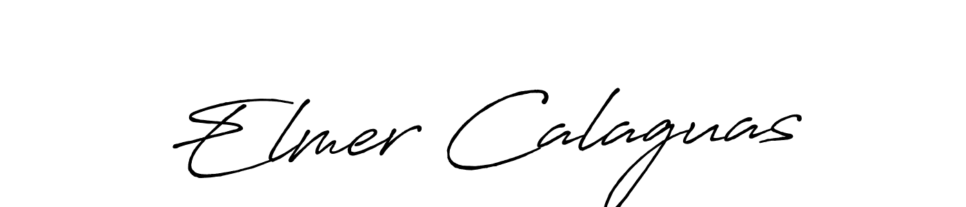 The best way (Antro_Vectra_Bolder) to make a short signature is to pick only two or three words in your name. The name Elmer Calaguas include a total of six letters. For converting this name. Elmer Calaguas signature style 7 images and pictures png