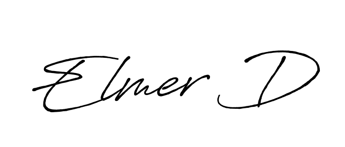 Once you've used our free online signature maker to create your best signature Antro_Vectra_Bolder style, it's time to enjoy all of the benefits that Elmer D name signing documents. Elmer D signature style 7 images and pictures png