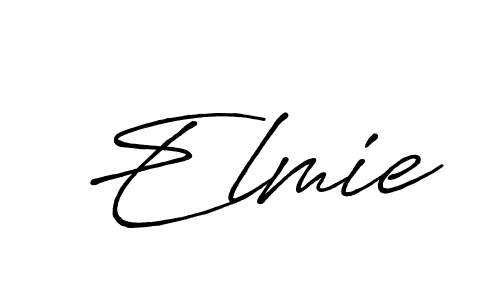 How to make Elmie signature? Antro_Vectra_Bolder is a professional autograph style. Create handwritten signature for Elmie name. Elmie signature style 7 images and pictures png