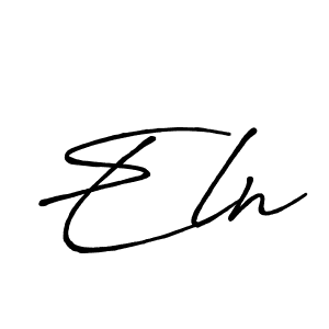 The best way (Antro_Vectra_Bolder) to make a short signature is to pick only two or three words in your name. The name Eln include a total of six letters. For converting this name. Eln signature style 7 images and pictures png