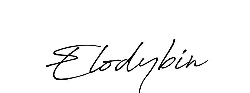 Use a signature maker to create a handwritten signature online. With this signature software, you can design (Antro_Vectra_Bolder) your own signature for name Elodybin. Elodybin signature style 7 images and pictures png