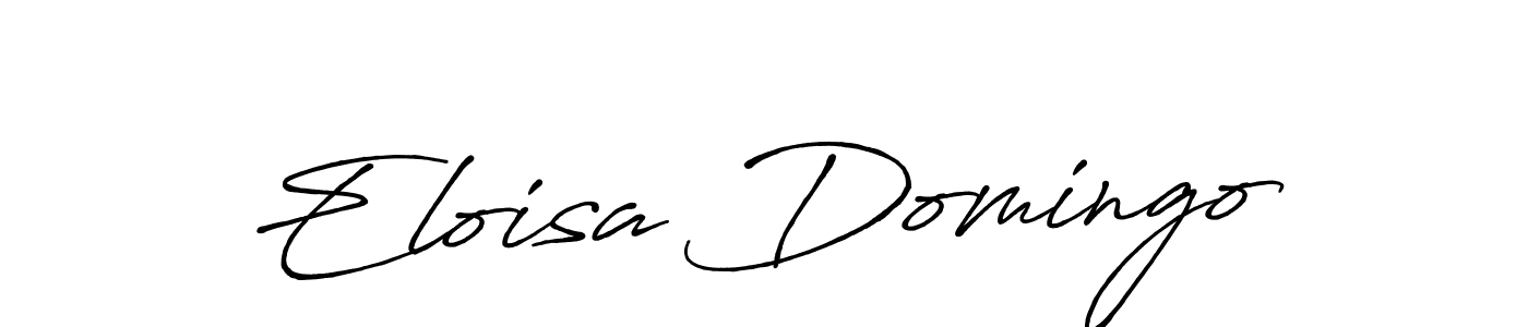 Once you've used our free online signature maker to create your best signature Antro_Vectra_Bolder style, it's time to enjoy all of the benefits that Eloisa Domingo name signing documents. Eloisa Domingo signature style 7 images and pictures png