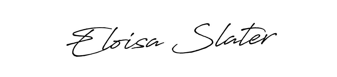 It looks lik you need a new signature style for name Eloisa Slater. Design unique handwritten (Antro_Vectra_Bolder) signature with our free signature maker in just a few clicks. Eloisa Slater signature style 7 images and pictures png
