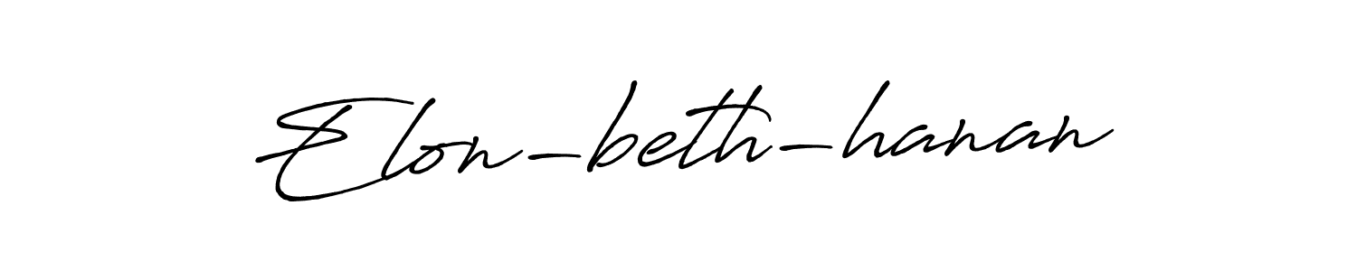 The best way (Antro_Vectra_Bolder) to make a short signature is to pick only two or three words in your name. The name Elon-beth-hanan include a total of six letters. For converting this name. Elon-beth-hanan signature style 7 images and pictures png