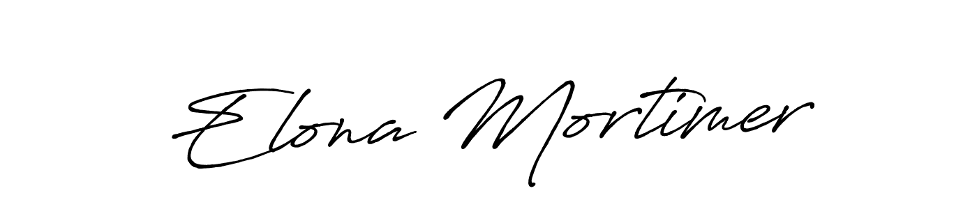 Similarly Antro_Vectra_Bolder is the best handwritten signature design. Signature creator online .You can use it as an online autograph creator for name Elona Mortimer. Elona Mortimer signature style 7 images and pictures png