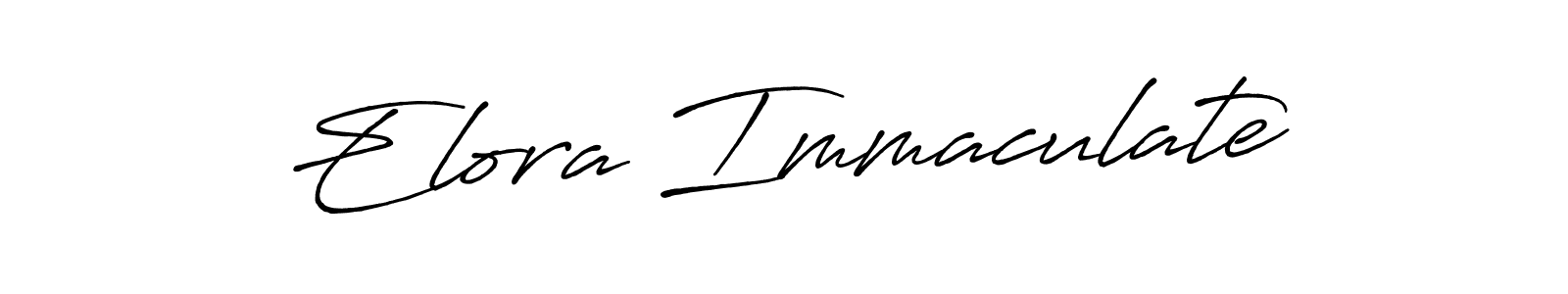 Make a beautiful signature design for name Elora Immaculate. Use this online signature maker to create a handwritten signature for free. Elora Immaculate signature style 7 images and pictures png