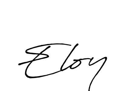 How to make Eloy signature? Antro_Vectra_Bolder is a professional autograph style. Create handwritten signature for Eloy name. Eloy signature style 7 images and pictures png