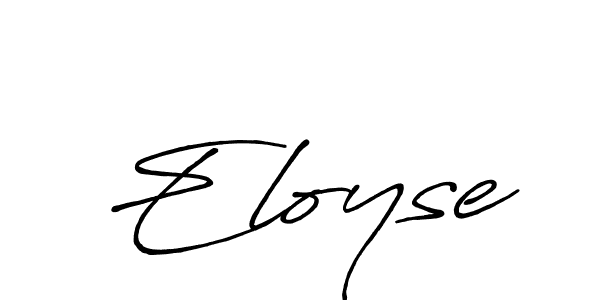 Make a beautiful signature design for name Eloyse. With this signature (Antro_Vectra_Bolder) style, you can create a handwritten signature for free. Eloyse signature style 7 images and pictures png