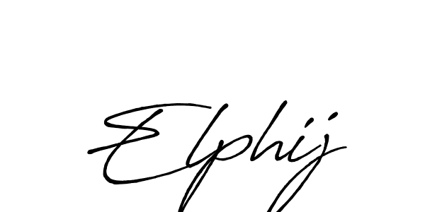 It looks lik you need a new signature style for name Elphij. Design unique handwritten (Antro_Vectra_Bolder) signature with our free signature maker in just a few clicks. Elphij signature style 7 images and pictures png
