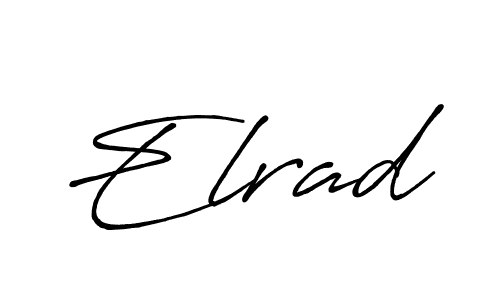 Use a signature maker to create a handwritten signature online. With this signature software, you can design (Antro_Vectra_Bolder) your own signature for name Elrad. Elrad signature style 7 images and pictures png