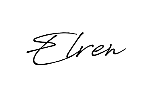 if you are searching for the best signature style for your name Elren. so please give up your signature search. here we have designed multiple signature styles  using Antro_Vectra_Bolder. Elren signature style 7 images and pictures png