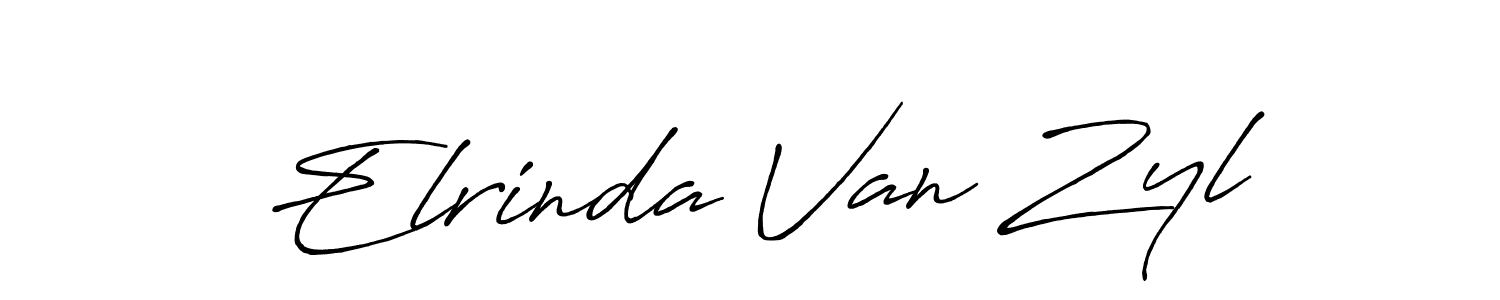 The best way (Antro_Vectra_Bolder) to make a short signature is to pick only two or three words in your name. The name Elrinda Van Zyl include a total of six letters. For converting this name. Elrinda Van Zyl signature style 7 images and pictures png