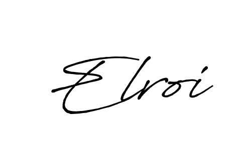 if you are searching for the best signature style for your name Elroi. so please give up your signature search. here we have designed multiple signature styles  using Antro_Vectra_Bolder. Elroi signature style 7 images and pictures png
