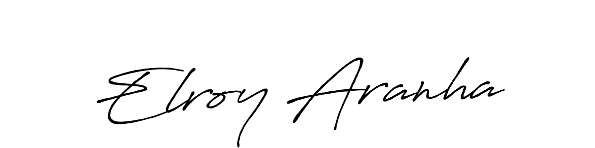 Similarly Antro_Vectra_Bolder is the best handwritten signature design. Signature creator online .You can use it as an online autograph creator for name Elroy Aranha. Elroy Aranha signature style 7 images and pictures png