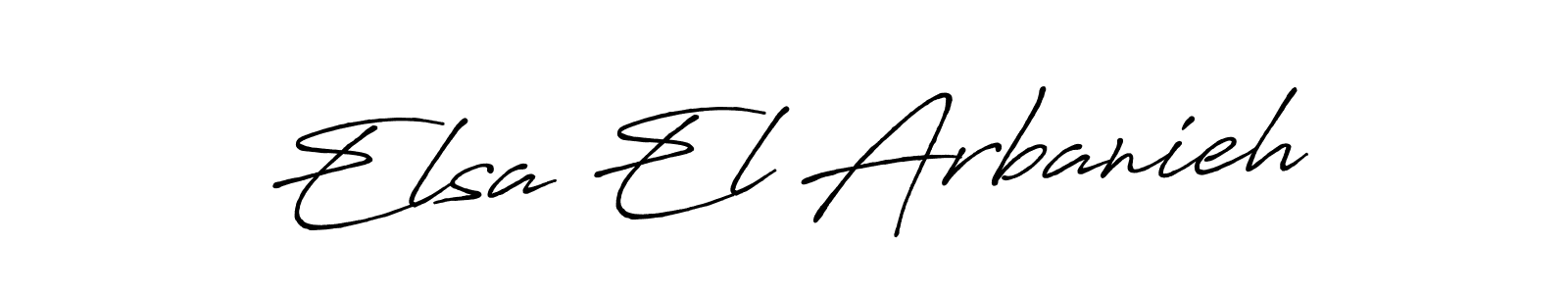 Antro_Vectra_Bolder is a professional signature style that is perfect for those who want to add a touch of class to their signature. It is also a great choice for those who want to make their signature more unique. Get Elsa El Arbanieh name to fancy signature for free. Elsa El Arbanieh signature style 7 images and pictures png