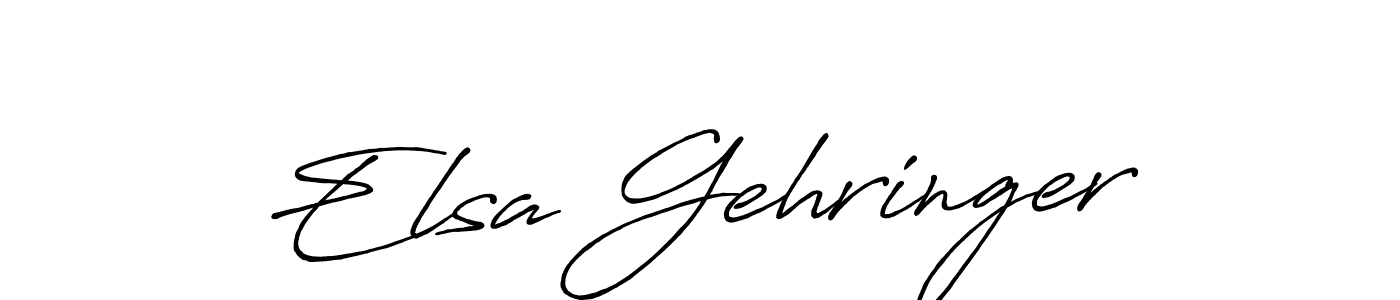 Elsa Gehringer stylish signature style. Best Handwritten Sign (Antro_Vectra_Bolder) for my name. Handwritten Signature Collection Ideas for my name Elsa Gehringer. Elsa Gehringer signature style 7 images and pictures png