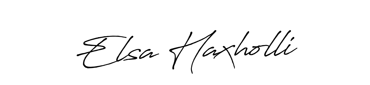 Also You can easily find your signature by using the search form. We will create Elsa Haxholli name handwritten signature images for you free of cost using Antro_Vectra_Bolder sign style. Elsa Haxholli signature style 7 images and pictures png