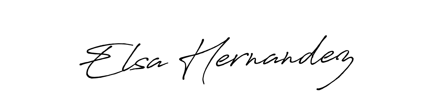 How to make Elsa Hernandez name signature. Use Antro_Vectra_Bolder style for creating short signs online. This is the latest handwritten sign. Elsa Hernandez signature style 7 images and pictures png