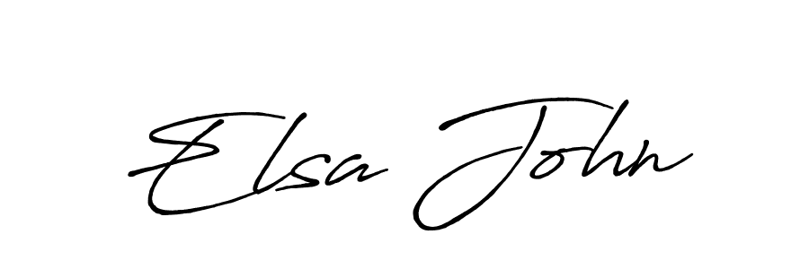 Best and Professional Signature Style for Elsa John. Antro_Vectra_Bolder Best Signature Style Collection. Elsa John signature style 7 images and pictures png