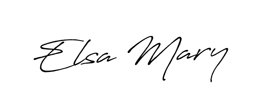 It looks lik you need a new signature style for name Elsa Mary. Design unique handwritten (Antro_Vectra_Bolder) signature with our free signature maker in just a few clicks. Elsa Mary signature style 7 images and pictures png