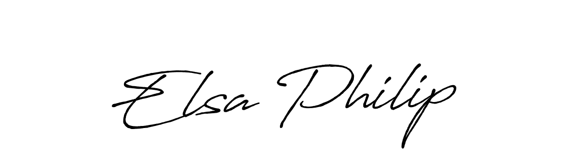 Also we have Elsa Philip name is the best signature style. Create professional handwritten signature collection using Antro_Vectra_Bolder autograph style. Elsa Philip signature style 7 images and pictures png