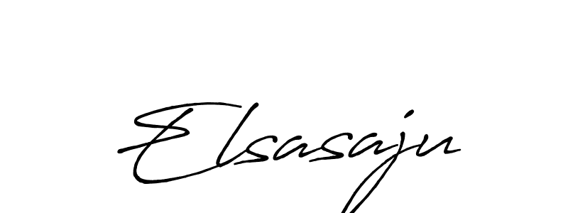 Use a signature maker to create a handwritten signature online. With this signature software, you can design (Antro_Vectra_Bolder) your own signature for name Elsasaju. Elsasaju signature style 7 images and pictures png