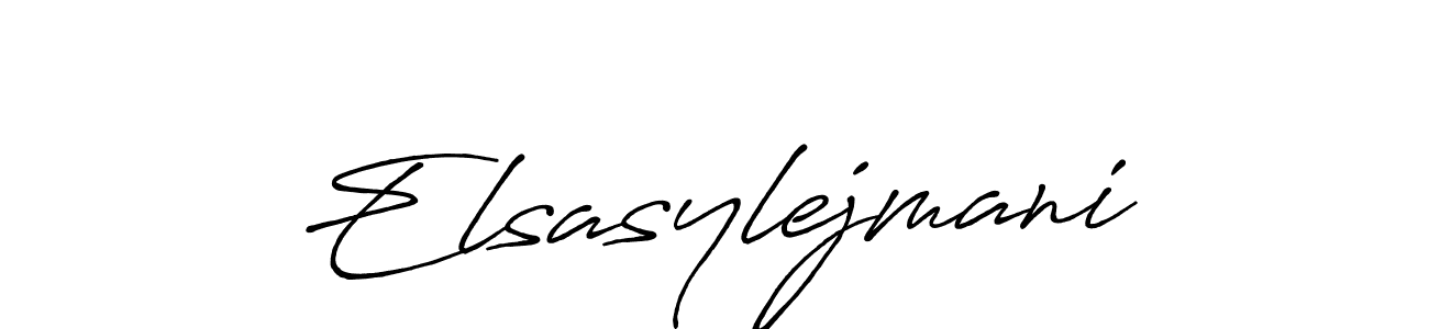 Similarly Antro_Vectra_Bolder is the best handwritten signature design. Signature creator online .You can use it as an online autograph creator for name Elsasylejmani. Elsasylejmani signature style 7 images and pictures png