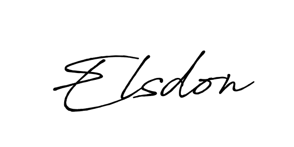 Once you've used our free online signature maker to create your best signature Antro_Vectra_Bolder style, it's time to enjoy all of the benefits that Elsdon name signing documents. Elsdon signature style 7 images and pictures png