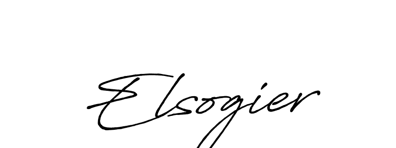 How to make Elsogier signature? Antro_Vectra_Bolder is a professional autograph style. Create handwritten signature for Elsogier name. Elsogier signature style 7 images and pictures png