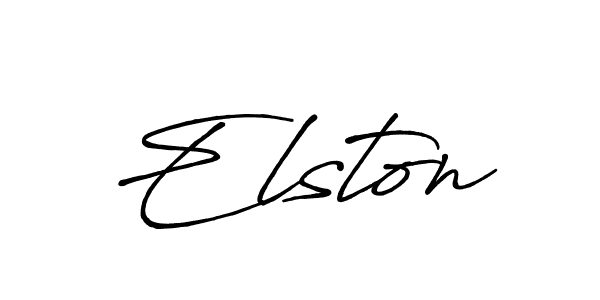 Once you've used our free online signature maker to create your best signature Antro_Vectra_Bolder style, it's time to enjoy all of the benefits that Elston name signing documents. Elston signature style 7 images and pictures png