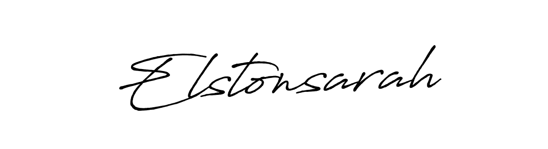 Design your own signature with our free online signature maker. With this signature software, you can create a handwritten (Antro_Vectra_Bolder) signature for name Elstonsarah. Elstonsarah signature style 7 images and pictures png