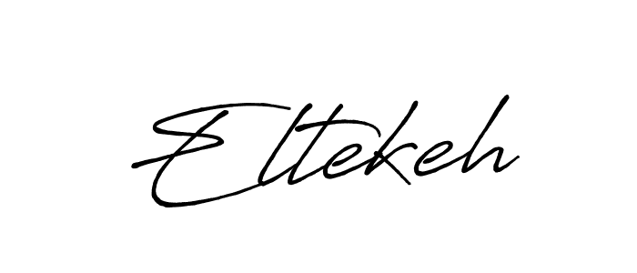 Create a beautiful signature design for name Eltekeh. With this signature (Antro_Vectra_Bolder) fonts, you can make a handwritten signature for free. Eltekeh signature style 7 images and pictures png