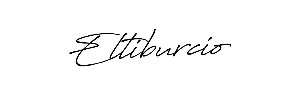 Similarly Antro_Vectra_Bolder is the best handwritten signature design. Signature creator online .You can use it as an online autograph creator for name Eltiburcio. Eltiburcio signature style 7 images and pictures png