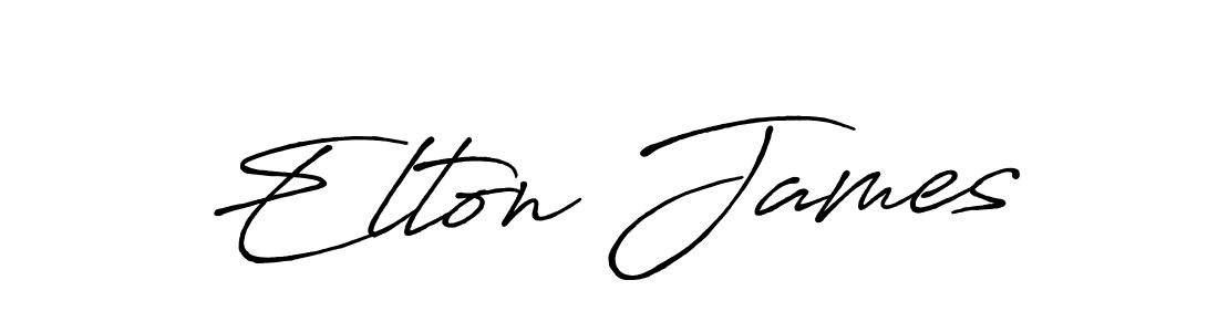 if you are searching for the best signature style for your name Elton James. so please give up your signature search. here we have designed multiple signature styles  using Antro_Vectra_Bolder. Elton James signature style 7 images and pictures png