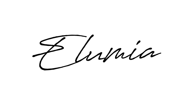 You should practise on your own different ways (Antro_Vectra_Bolder) to write your name (Elumia) in signature. don't let someone else do it for you. Elumia signature style 7 images and pictures png