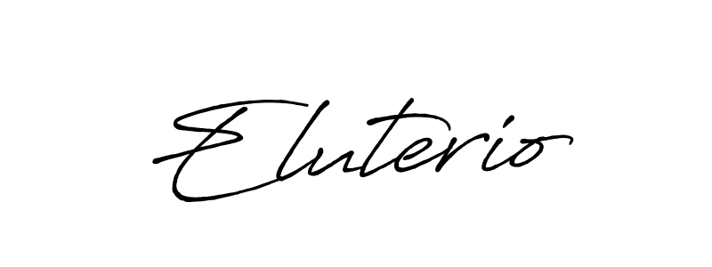 The best way (Antro_Vectra_Bolder) to make a short signature is to pick only two or three words in your name. The name Eluterio include a total of six letters. For converting this name. Eluterio signature style 7 images and pictures png