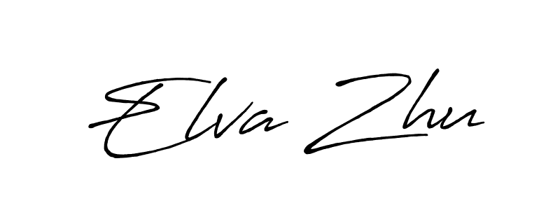 Also You can easily find your signature by using the search form. We will create Elva Zhu name handwritten signature images for you free of cost using Antro_Vectra_Bolder sign style. Elva Zhu signature style 7 images and pictures png