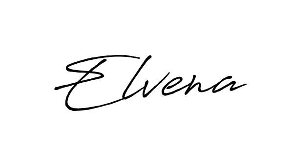 How to make Elvena signature? Antro_Vectra_Bolder is a professional autograph style. Create handwritten signature for Elvena name. Elvena signature style 7 images and pictures png