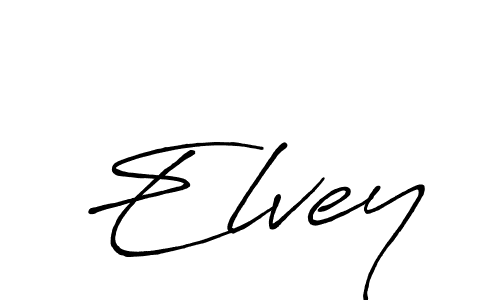 Also You can easily find your signature by using the search form. We will create Elvey name handwritten signature images for you free of cost using Antro_Vectra_Bolder sign style. Elvey signature style 7 images and pictures png