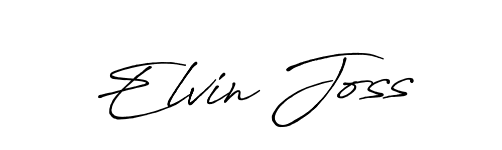 The best way (Antro_Vectra_Bolder) to make a short signature is to pick only two or three words in your name. The name Elvin Joss include a total of six letters. For converting this name. Elvin Joss signature style 7 images and pictures png