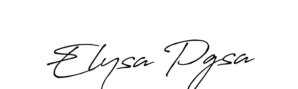 Once you've used our free online signature maker to create your best signature Antro_Vectra_Bolder style, it's time to enjoy all of the benefits that Elysa Pgsa name signing documents. Elysa Pgsa signature style 7 images and pictures png