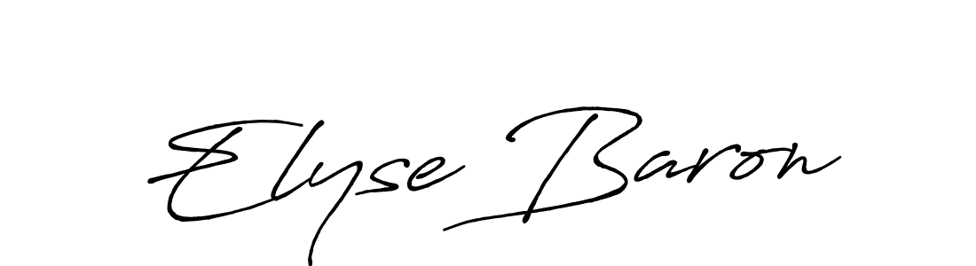 if you are searching for the best signature style for your name Elyse Baron. so please give up your signature search. here we have designed multiple signature styles  using Antro_Vectra_Bolder. Elyse Baron signature style 7 images and pictures png