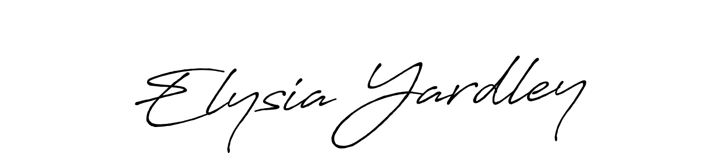 How to make Elysia Yardley signature? Antro_Vectra_Bolder is a professional autograph style. Create handwritten signature for Elysia Yardley name. Elysia Yardley signature style 7 images and pictures png