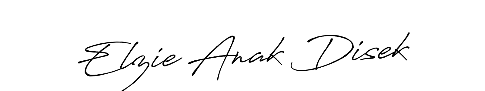 Make a beautiful signature design for name Elzie Anak Disek. Use this online signature maker to create a handwritten signature for free. Elzie Anak Disek signature style 7 images and pictures png