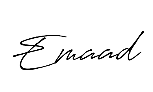 Antro_Vectra_Bolder is a professional signature style that is perfect for those who want to add a touch of class to their signature. It is also a great choice for those who want to make their signature more unique. Get Emaad name to fancy signature for free. Emaad signature style 7 images and pictures png