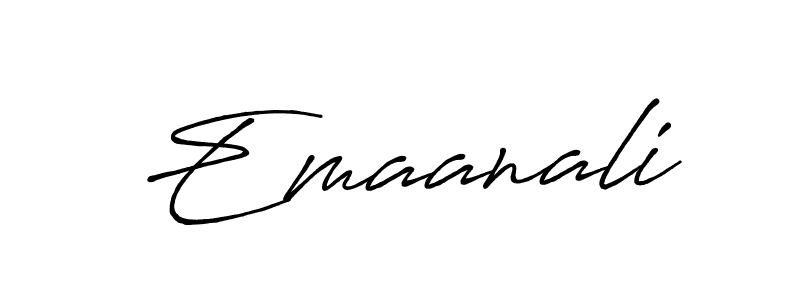 Once you've used our free online signature maker to create your best signature Antro_Vectra_Bolder style, it's time to enjoy all of the benefits that Emaanali name signing documents. Emaanali signature style 7 images and pictures png