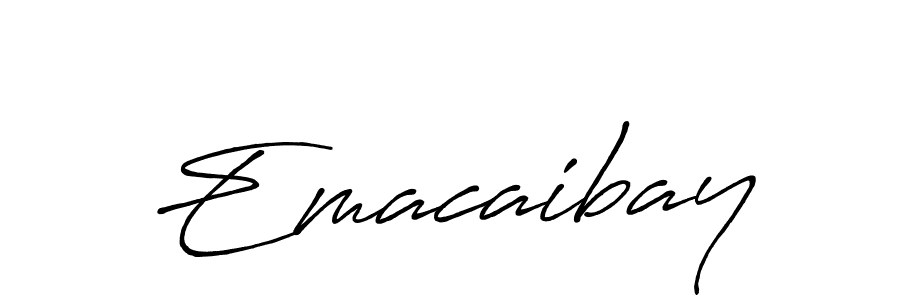 Emacaibay stylish signature style. Best Handwritten Sign (Antro_Vectra_Bolder) for my name. Handwritten Signature Collection Ideas for my name Emacaibay. Emacaibay signature style 7 images and pictures png