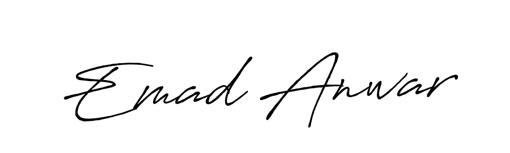 Best and Professional Signature Style for Emad Anwar. Antro_Vectra_Bolder Best Signature Style Collection. Emad Anwar signature style 7 images and pictures png