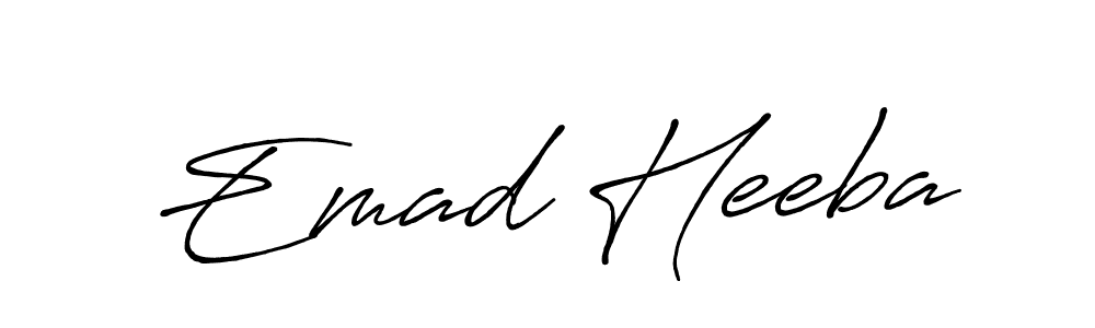 How to Draw Emad Heeba signature style? Antro_Vectra_Bolder is a latest design signature styles for name Emad Heeba. Emad Heeba signature style 7 images and pictures png
