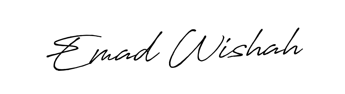 This is the best signature style for the Emad Wishah name. Also you like these signature font (Antro_Vectra_Bolder). Mix name signature. Emad Wishah signature style 7 images and pictures png